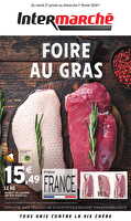 Special foire au gras chez Intermarché Valable du 27 au 20 janvier 2026