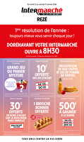 1ère résolution de l’année… passer dans mon intermarché rezé ! des magasins Intermarché Valable du 12 janvier 2026
