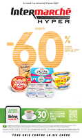 Jusqu'à -60 % de remise immédiate sur le 2ème sur une sélection de produits des magasins Intermarché Valable du 03 février au 27 janvier 2026