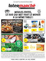 Special moules frites des magasins Intermarché Valable du 17 au 10 février 2026