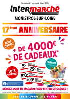 Anniversaire  des magasins Intermarché Valable du 02 au 05 mai 2026