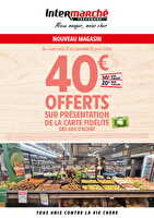 Ré-ouverture après travaux des magasins Intermarché Valable du 08 au 01 avril 2026