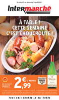 Spécial choucroute chez Intermarché Valable du 14 au 07 avril 2026
