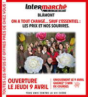 Grande ré-ouverture chez Intermarché Valable du 09 au 02 avril 2026