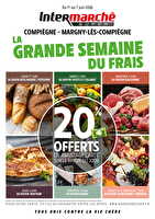 La grande semaine du frais ! des magasins Intermarché Valable du 01 au 07 juin 2026
