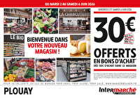 Bienvenue dans votre nouveau magasin des magasins Intermarché Valable du 02 au 06 juin 2026
