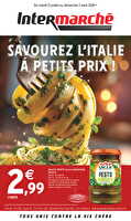 Savourez l'italie à petits prix ! des magasins Intermarché Valable du 21 juillet au 02 août 2026