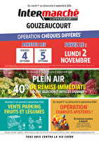 Les offres à ne pas manquer ! chez Intermarché Valable du 01 au 06 septembre 2026