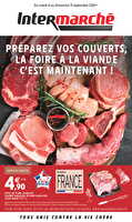Foire à la viande chez Intermarché Valable du 08 au 13 septembre 2026