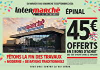 Prospectus reouverture chez Intermarché Valable du 08 au 13 septembre 2026