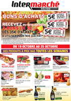 Les offres à ne pas manquer ! des magasins Intermarché Valable du 19 au 25 octobre 2026