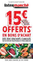 Notre offre de la semaine aux rayons traditionnels et frais emballés chez Intermarché Valable du 09 au 17 octobre 2026