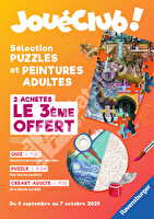 Jouéclub rentrée ravensburger des magasins Joué Club Valable du 08 septembre au 07 octobre 2025