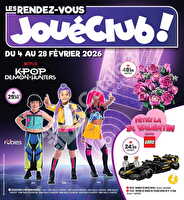 Jouéclub carnaval des magasins Joué Club Valable du 04 au 28 février 2026