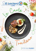Catalogue traiteur annuel interne chez Leclerc Valable du 01 janvier au 31 décembre 2025
