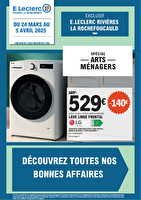 Catalogue arts menagers printemps chez Leclerc Valable du 24 mars au 05 avril 2025