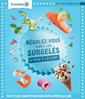 Surgeles - digitale - mixte des magasins Leclerc Valable du 18 au 29 mars 2025