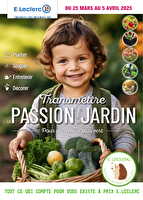 Jardin chez Leclerc Valable du 25 mars au 05 avril 2025
