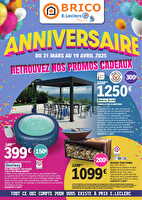 Anniversaire brico chez Leclerc Valable du 31 mars au 19 avril 2025