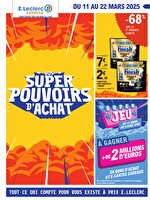 Evenement 4 - express des magasins Leclerc Valable du 11 au 22 mars 2025