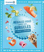 Surgeles - digitale - mixte des magasins Leclerc Valable du 18 au 29 mars 2025
