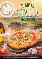 Semaine italienne s12 chez Leclerc Valable du 17 au 22 mars 2025