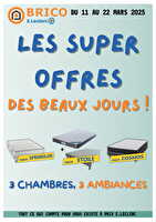 Matelas chez Leclerc Valable du 11 au 22 mars 2025