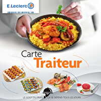 Carte traiteur permanente - mixte chez Leclerc Valable du 01 janvier au 31 décembre 2025