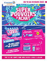 Evenement 5 - express chez Leclerc Valable du 18 au 29 mars 2025