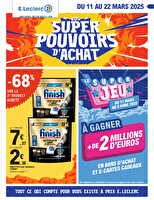 Evenement 4 des magasins Leclerc Valable du 11 au 22 mars 2025