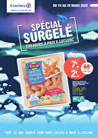 Surgeles - digitale - mixte chez Leclerc Valable du 18 au 29 mars 2025