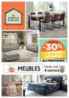 Salon salle a manger chez Leclerc Valable du 18 mars au 10 mai 2025