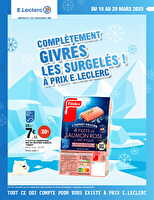 Surgeles - digitale - mixte chez Leclerc Valable du 18 au 29 mars 2025