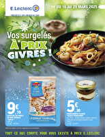 Surgeles - digitale - mixte chez Leclerc Valable du 18 au 29 mars 2025