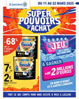 Evenement 4 des magasins Leclerc Valable du 11 au 22 mars 2025