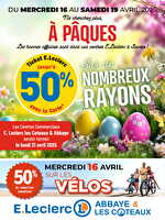Catalogue paques chez Leclerc Valable du 16 au 19 avril 2025