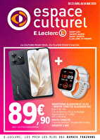 Espace Culturel chez Leclerc Valable du 22 avril au 04 mai 2025
