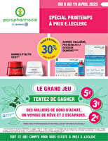 Prospectus avril chez Leclerc Valable du 08 au 19 avril 2025