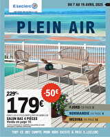 Plein air magasin  chez Leclerc Valable du 07 au 19 avril 2025