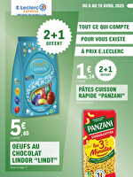 Depenser moins 5  pâques - express chez Leclerc Valable du 08 au 19 avril 2025