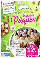 Joyeuses pâques des magasins Leclerc Valable du 15 au 27 avril 2025