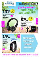 Catalogue evasion printemps chez Leclerc Valable du 22 avril au 03 mai 2025