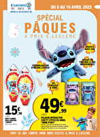 Spécial Pâques chez Leclerc Valable du 08 au 19 avril 2025