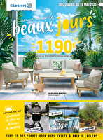 Selection loisirs exterieurs region des magasins Leclerc Valable du 22 avril au 10 mai 2025
