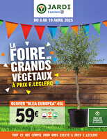 Trafic jardi printemps 3 chez Leclerc Valable du 08 au 19 avril 2025