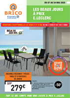 Mai - plein air, jardin et peinture chez Leclerc Valable du 07 au 24 mai 2025