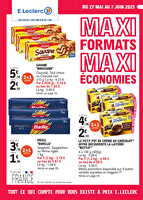 Maxi format maxi economies chez Leclerc Valable du 27 mai au 07 juin 2025