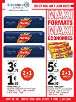 Maxi format maxi economies chez Leclerc Valable du 27 mai au 07 juin 2025