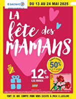 Depenser moins 8 fdm  chez Leclerc Valable du 13 au 24 mai 2025