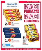 Maxi format maxi economies chez Leclerc Valable du 27 mai au 07 juin 2025